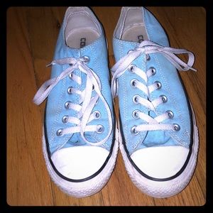 Light blue All star converse
